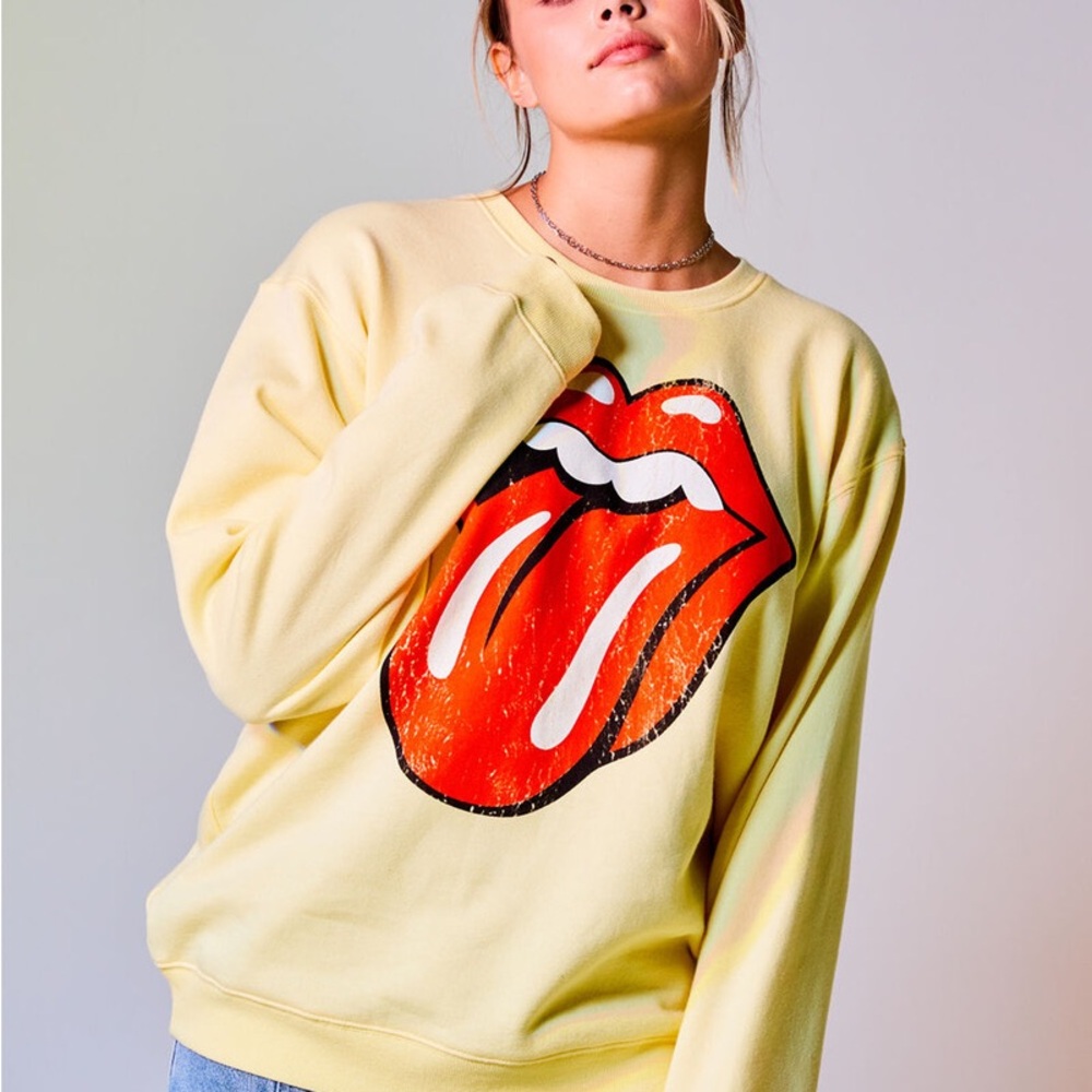 ROLLING STONES Womens Crewneck Sweatshirt
